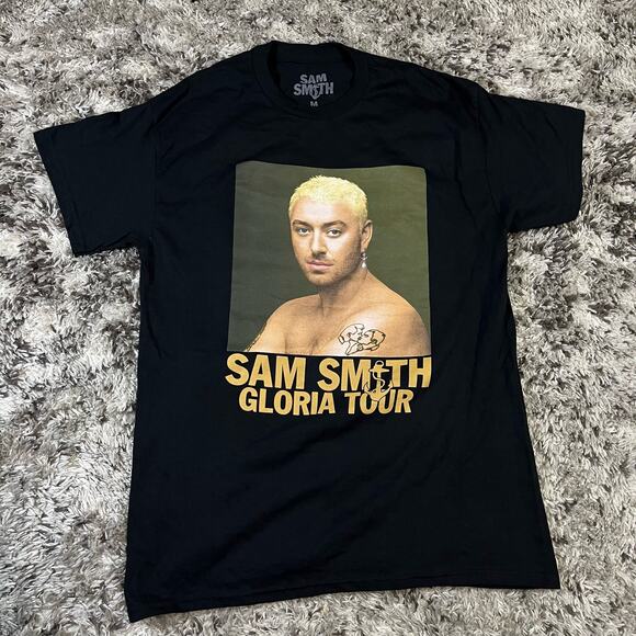 Sam Smith Gloria Tour Merch Adult  sz M New Black - Picture 1 of 5